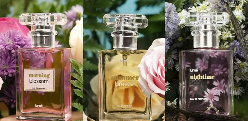 Botol Morning Blossom, Summer Breeze dan Nightime Secret